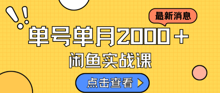 咸鱼虚拟资料新玩法,月入2w+,可批量复制,单号一天50-60没问题 多号多撸-校睿铺