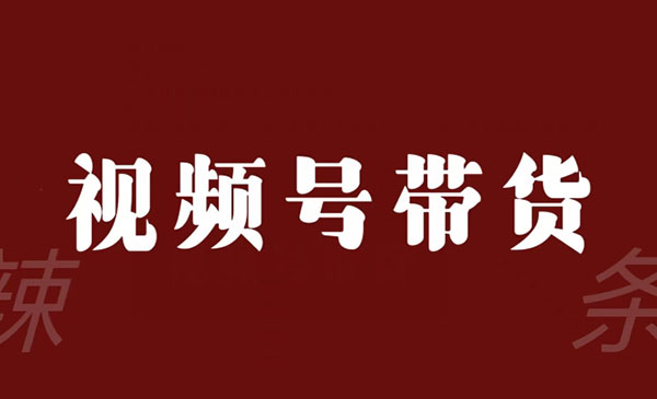 《视频号带货信息差变现》-校睿铺