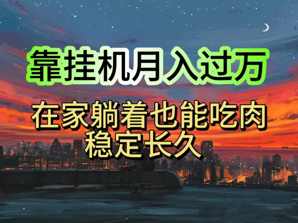 （10921期）挂机项目日入1000+，躺着也能吃肉，适合宝爸宝妈学生党工作室，电脑手…-校睿铺