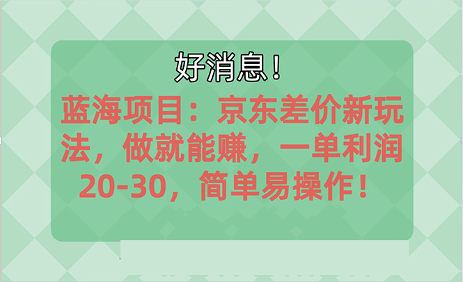 （10989期）越早知道越能赚到钱的蓝海项目：京东大平台操作，一单利润20-30，简单…-校睿铺