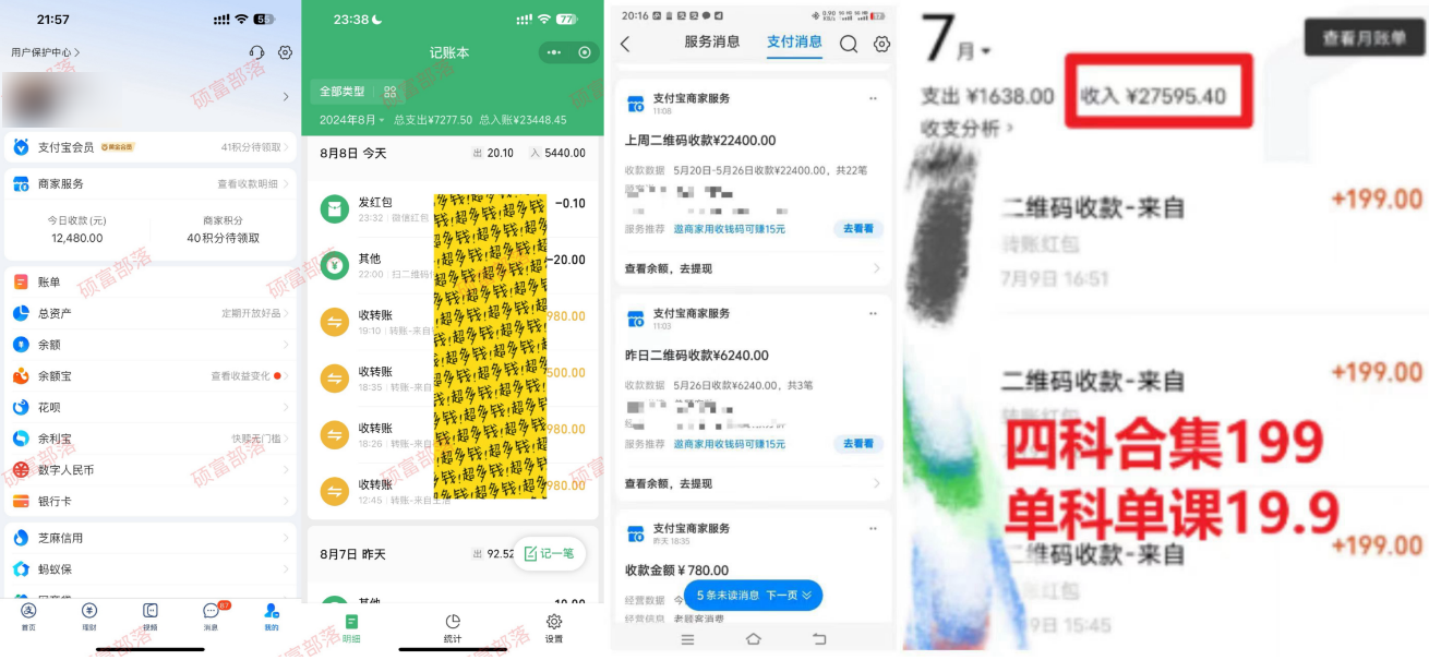 图片[2]-（12066期）学生卖考研合集，一天收5000（附3541G考研合集）-校睿铺