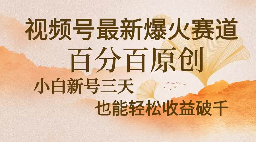 （13225期）视频号最新爆火赛道，中老年粉深信不疑，百分百原创，新号三天收益轻松…-校睿铺