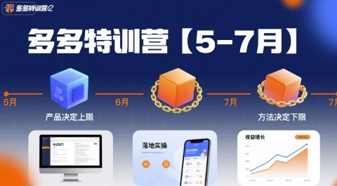 多多特训营【5-7月】产品决定上限，方法决定下限，各种玩法技巧落地实操-校睿铺