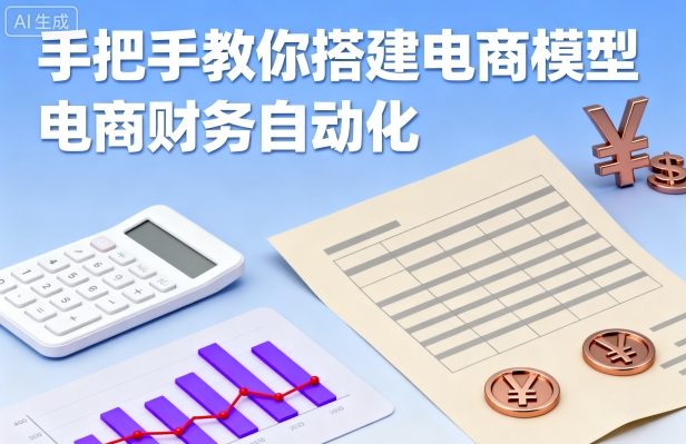 手把手教你搭建电商模型-电商财务自动化-校睿铺