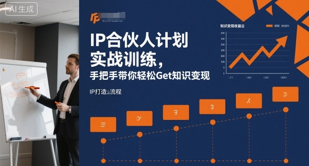 IP合伙人计划实战训练，手把手带你轻松Get知识变现-校睿铺