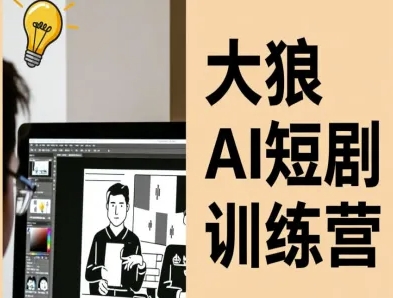 大狼AI短剧训练营-短剧课程(更新中)-校睿铺