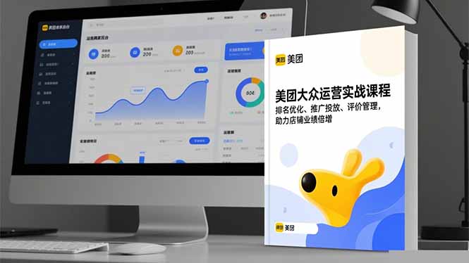 美团大众运营实战课程，排名优化、推广投放、评价管理，助力店铺业绩倍增-校睿铺