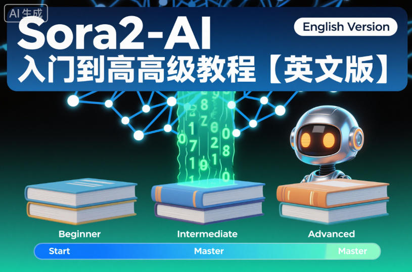 Sora2-AI入门到高级教程【英文版】-校睿铺