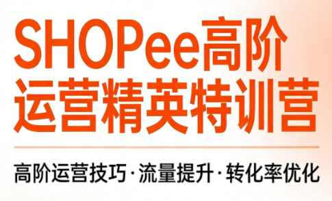 梦凡老师·Shopee虾皮高阶运营课程-校睿铺