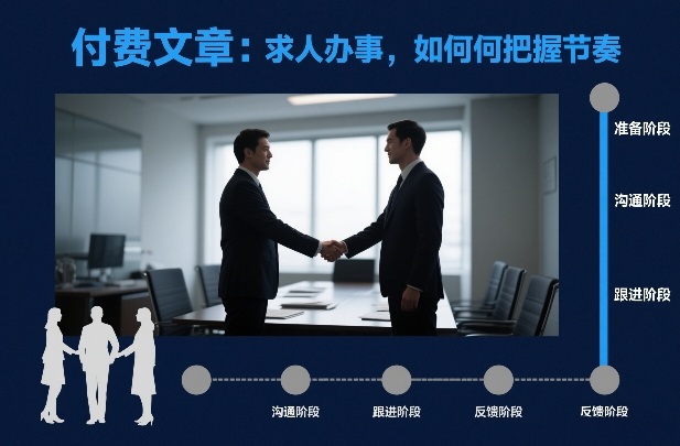 付费文章：求人办事，如何把握节奏-校睿铺