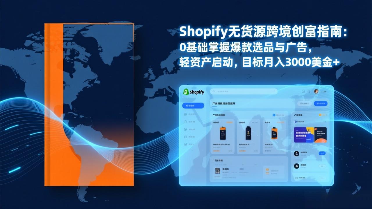 Shopify爆款打法实战：从选品到广告投放，复制爆款模型，驱动独立站月销售额破万刀-校睿铺