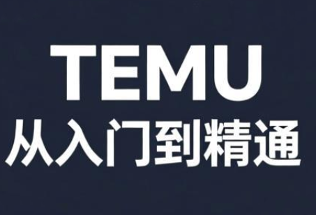 跨境麦冬·TEMU从入门到精通-校睿铺