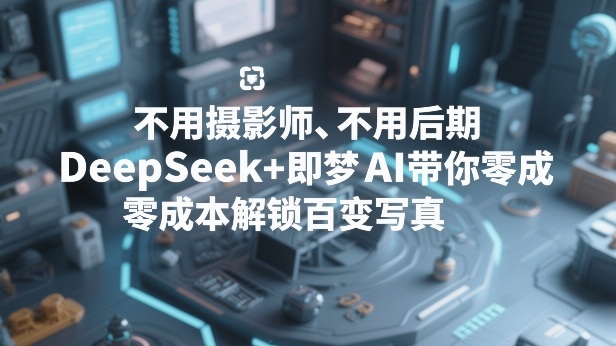 不用摄影师、不用后期，DeepSeek+即梦AI带你零成本解锁百变写真！-校睿铺