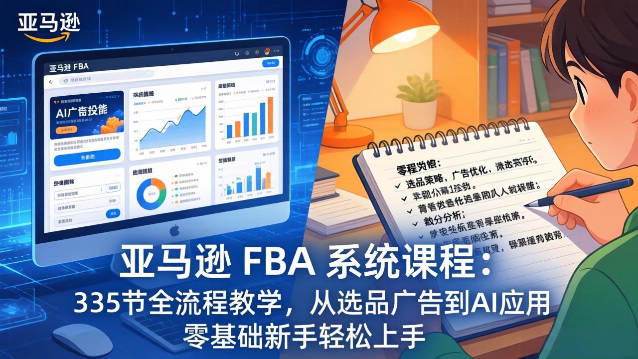亚马逊 FBA 系统课程(更新26年3月-校睿铺
